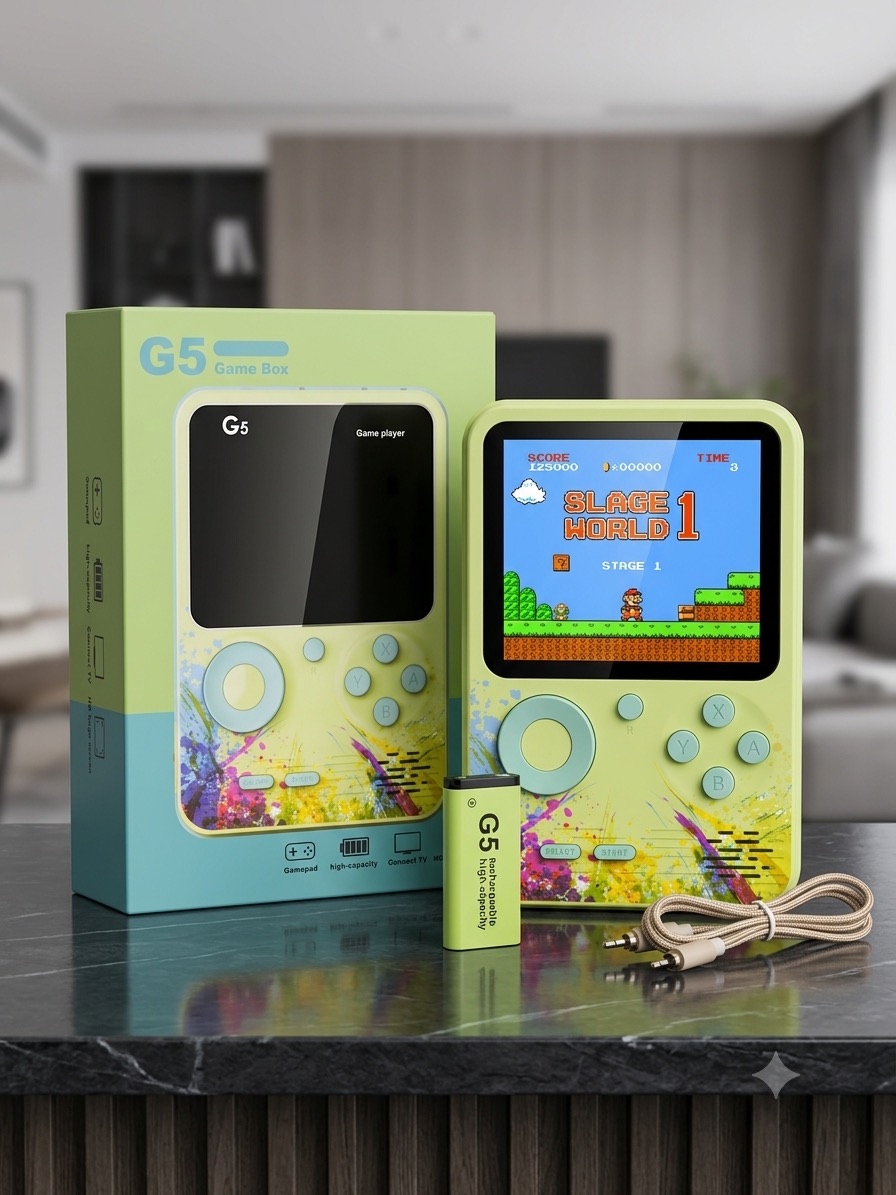 G5 Retro Handheld Game Box & Player