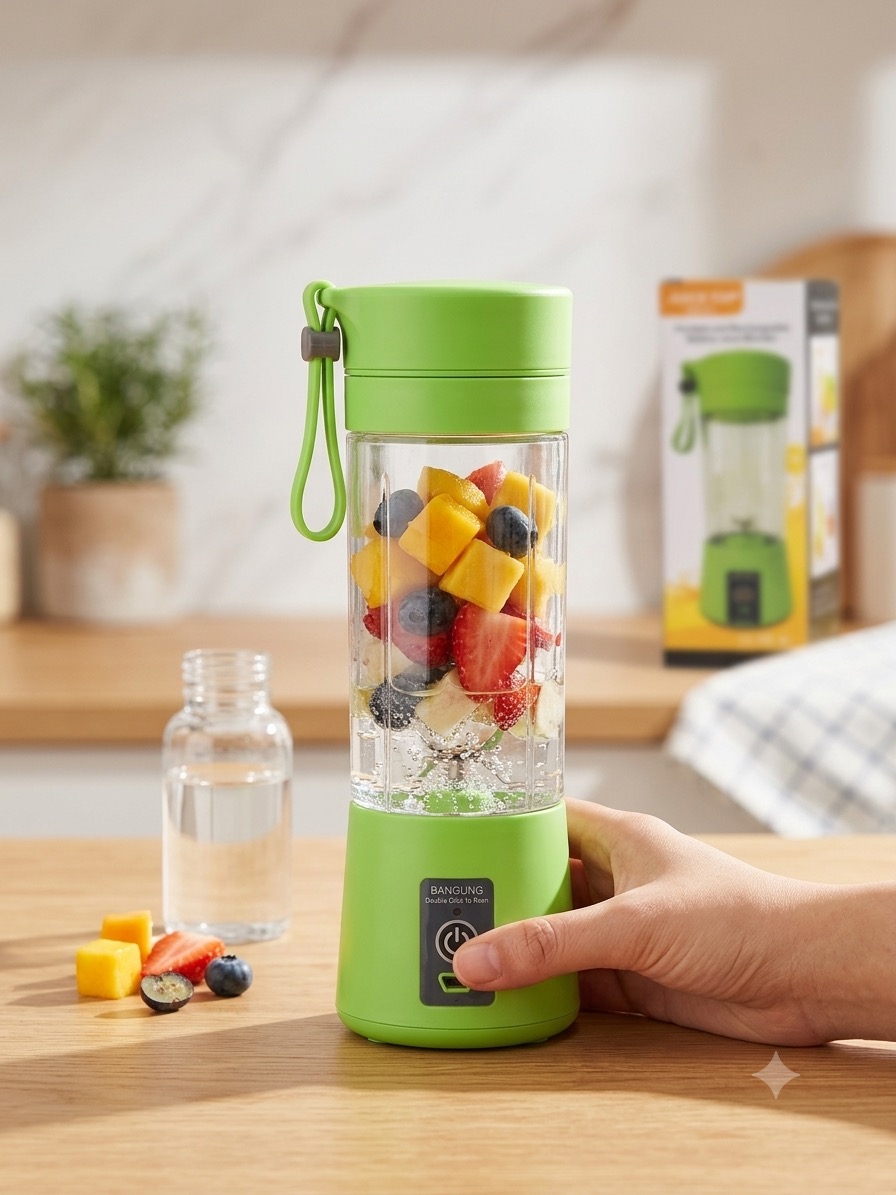 Juice Cup Portable & Rechargeable Battery Juice Blender (Model: NG-01)
