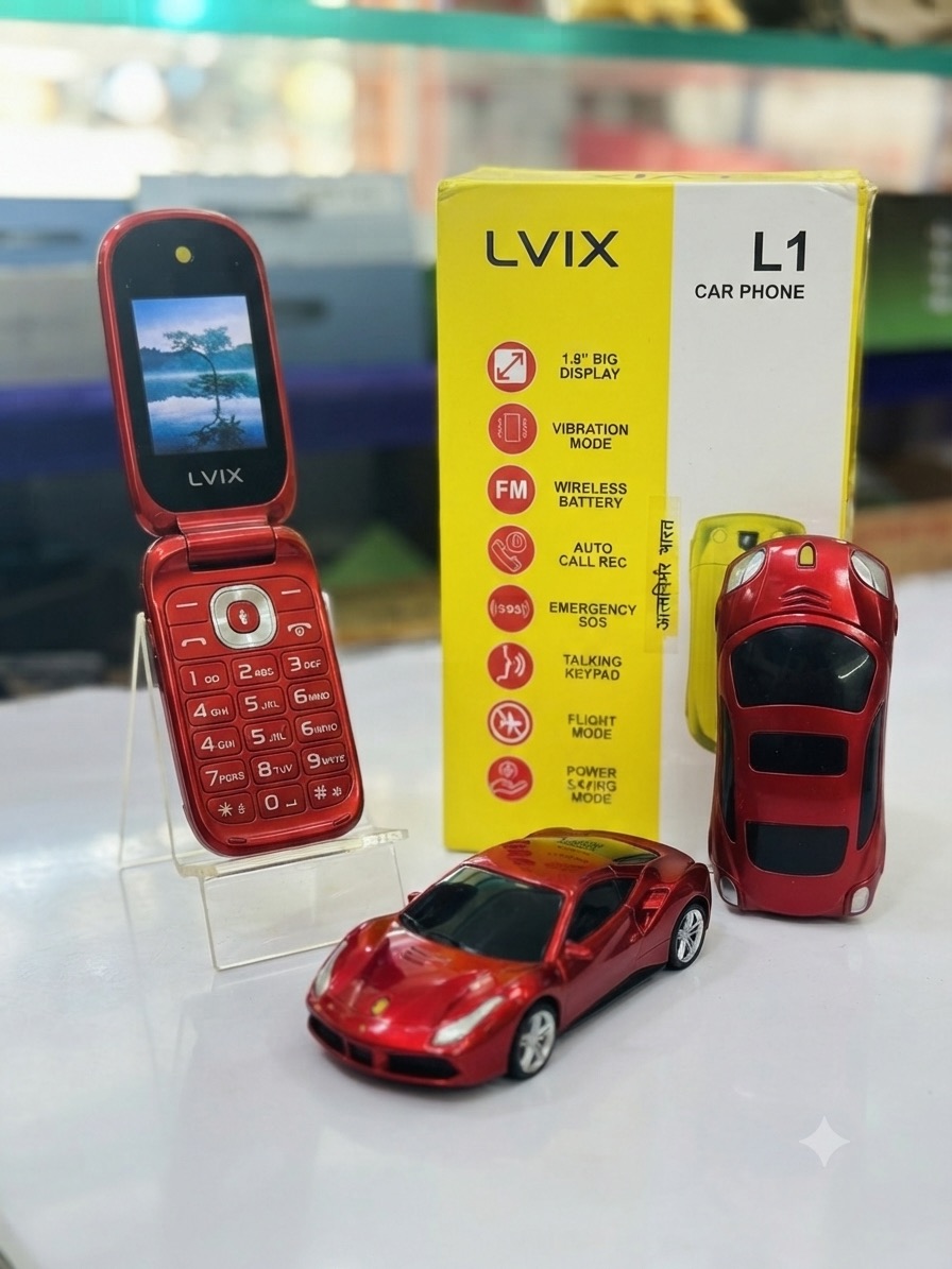 LVIX L1 – Unique Car-Shaped Flip Phone